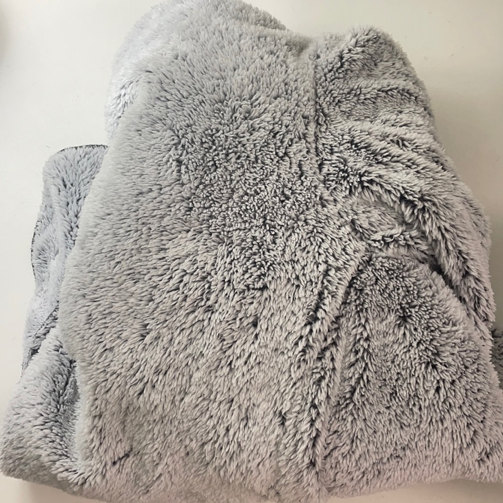 PINK Sherpa cardigan